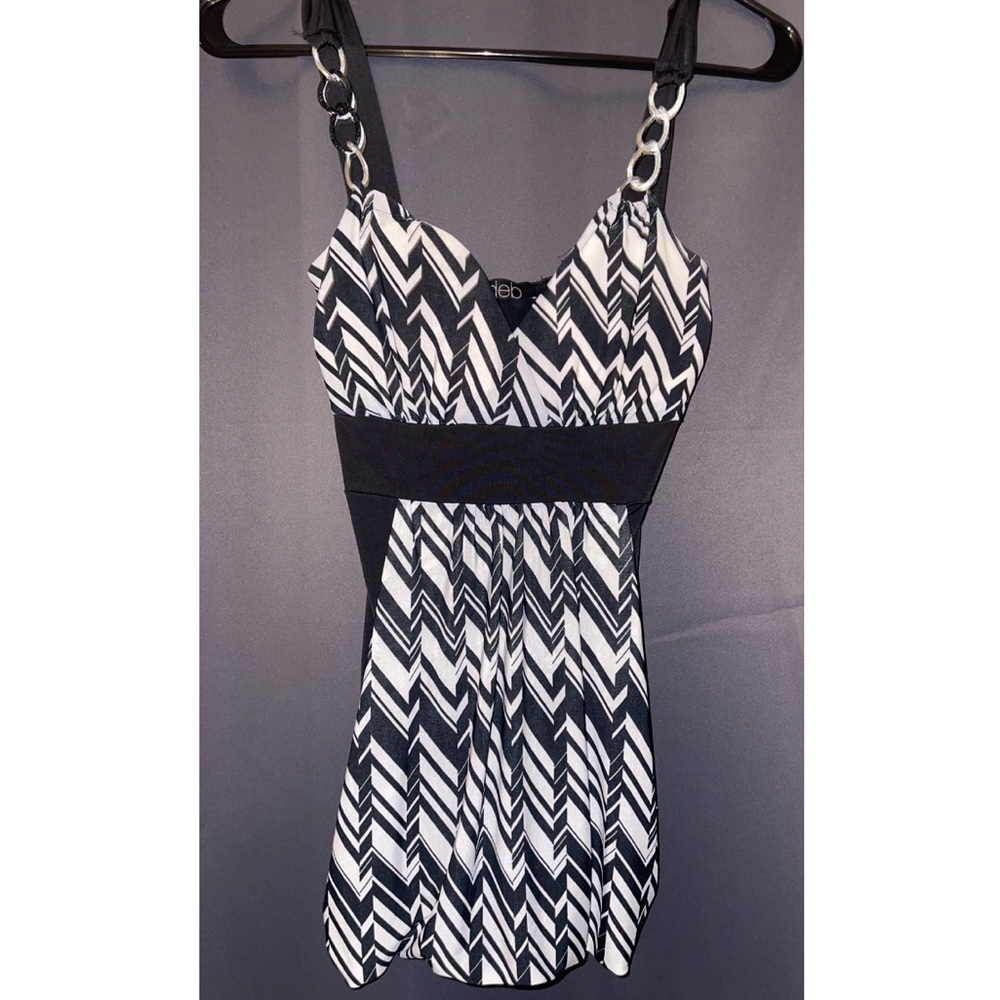 Zebra print dress top